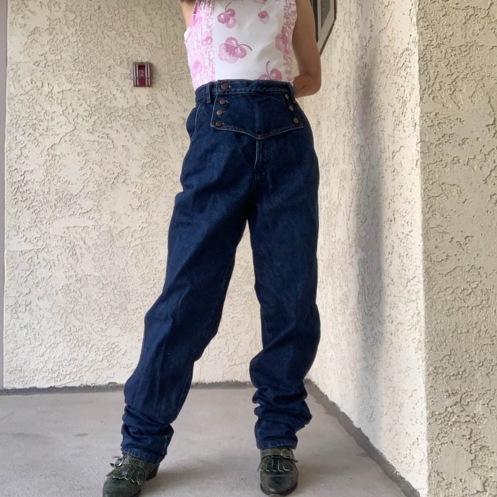 Vintage Rocky Mountain Dark Wash Denim Jeans